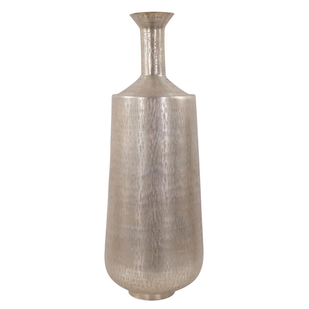 Howard Elliott Collection Etched Crossways Flared Neck Vase, Large