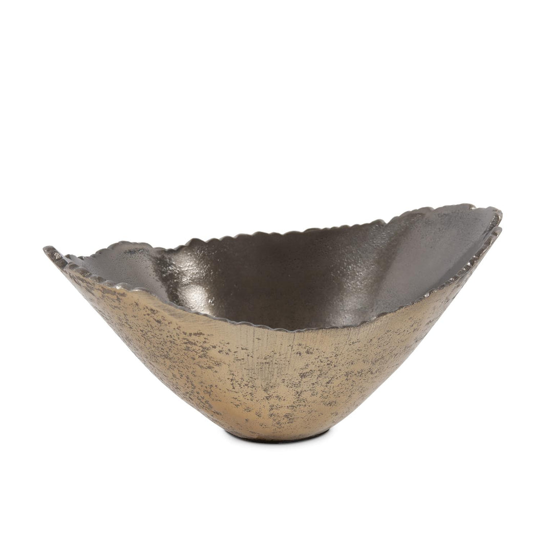 Howard Elliott Collection Baniff Jagged Edged Deep Bowl, Medium