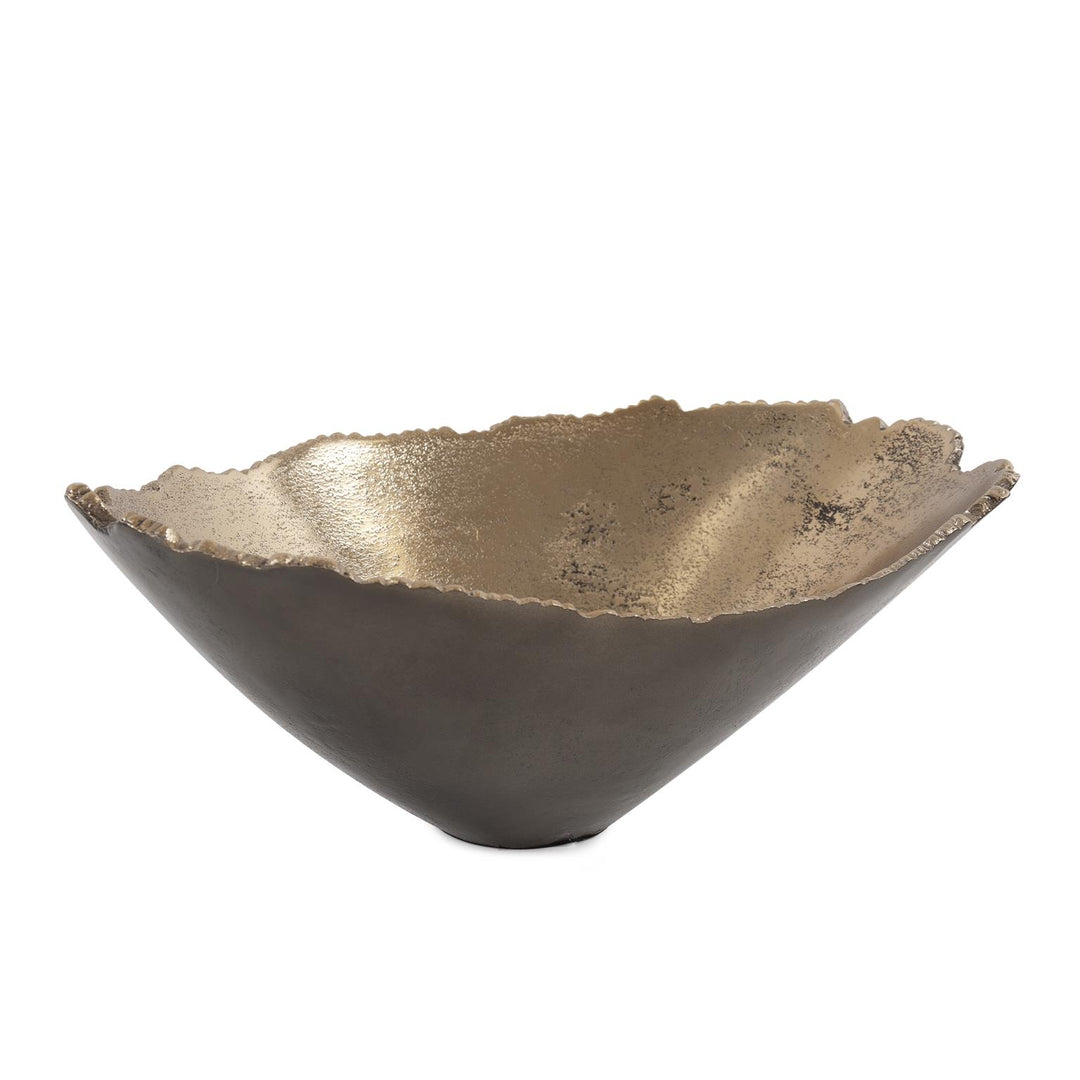 Howard Elliott Collection Baniff Jagged Edged Deep Bowl, Large