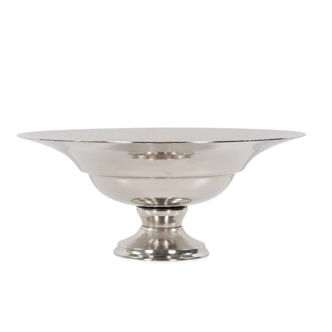 Howard Elliott Collection Hammered Em Dash Wide Rim Shallow Bowl, Large