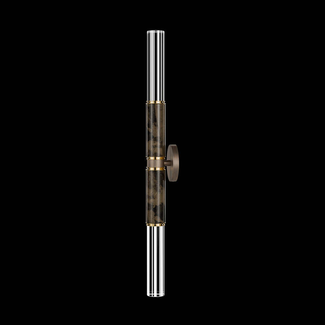 Fine Art Handcrafted Lighting Antonia 34"H Sconce in Standard Bronze, Brass, Charcoal (100020-211)