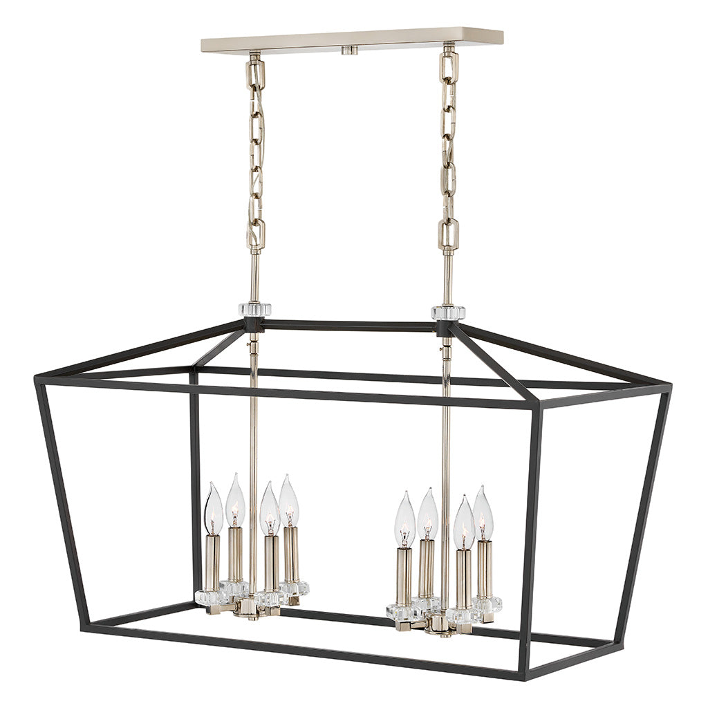 Hinkley Stinson Chandelier Chandeliers Hinkley Black 16.0x34.0x25.0 