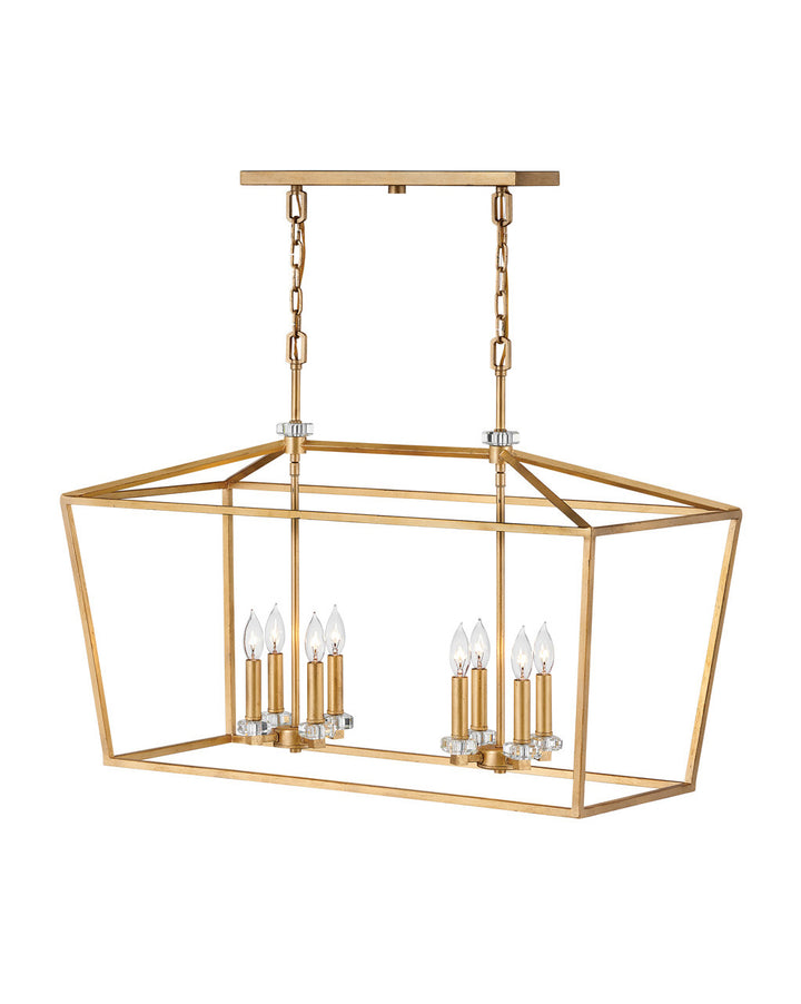 Hinkley Stinson Chandelier Chandeliers Hinkley Distressed Brass 16.0x34.0x25.0 