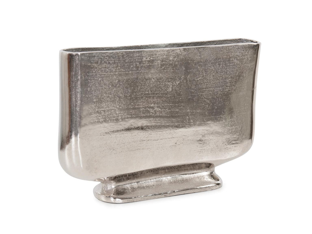 Howard Elliott Collection Bowden Silver Vase, Wide