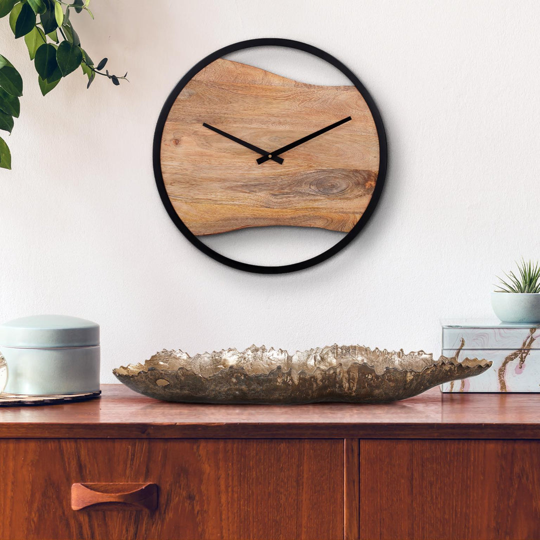 Howard Elliott Collection Live Edge Round Clock