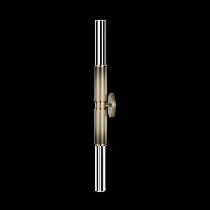 Fine Art Handcrafted Lighting Antonia 34"H Sconce in Soft Ombre Bronze, Brass, No Parchment/Same as Finish (100020-610)