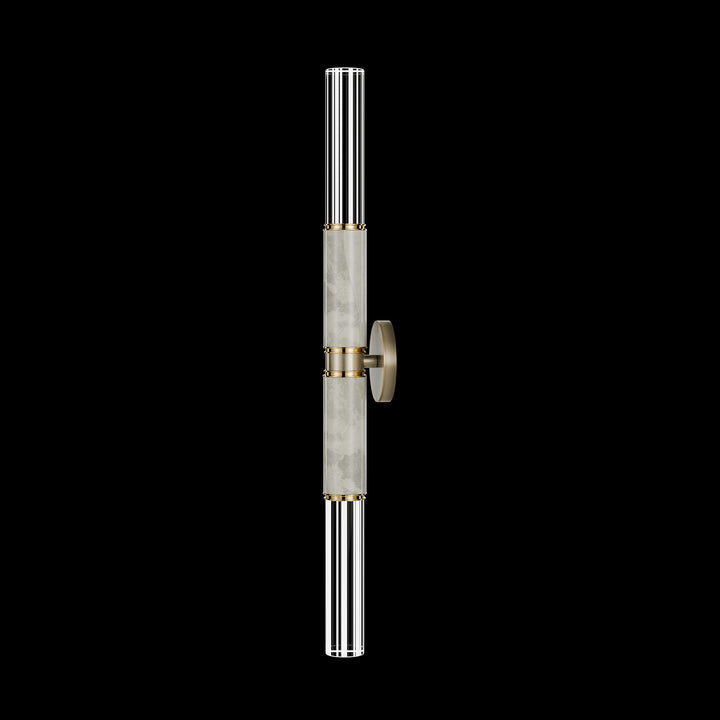 Fine Art Handcrafted Lighting Antonia 34"H Sconce in Soft Ombre Bronze, Brass, Smoke (100020-612)
