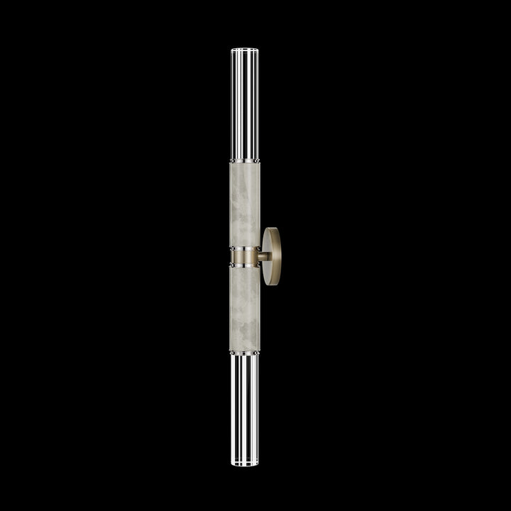 Fine Art Handcrafted Lighting Antonia 34"H Sconce in Soft Ombre Bronze, Nickel, Smoke (100020-622)