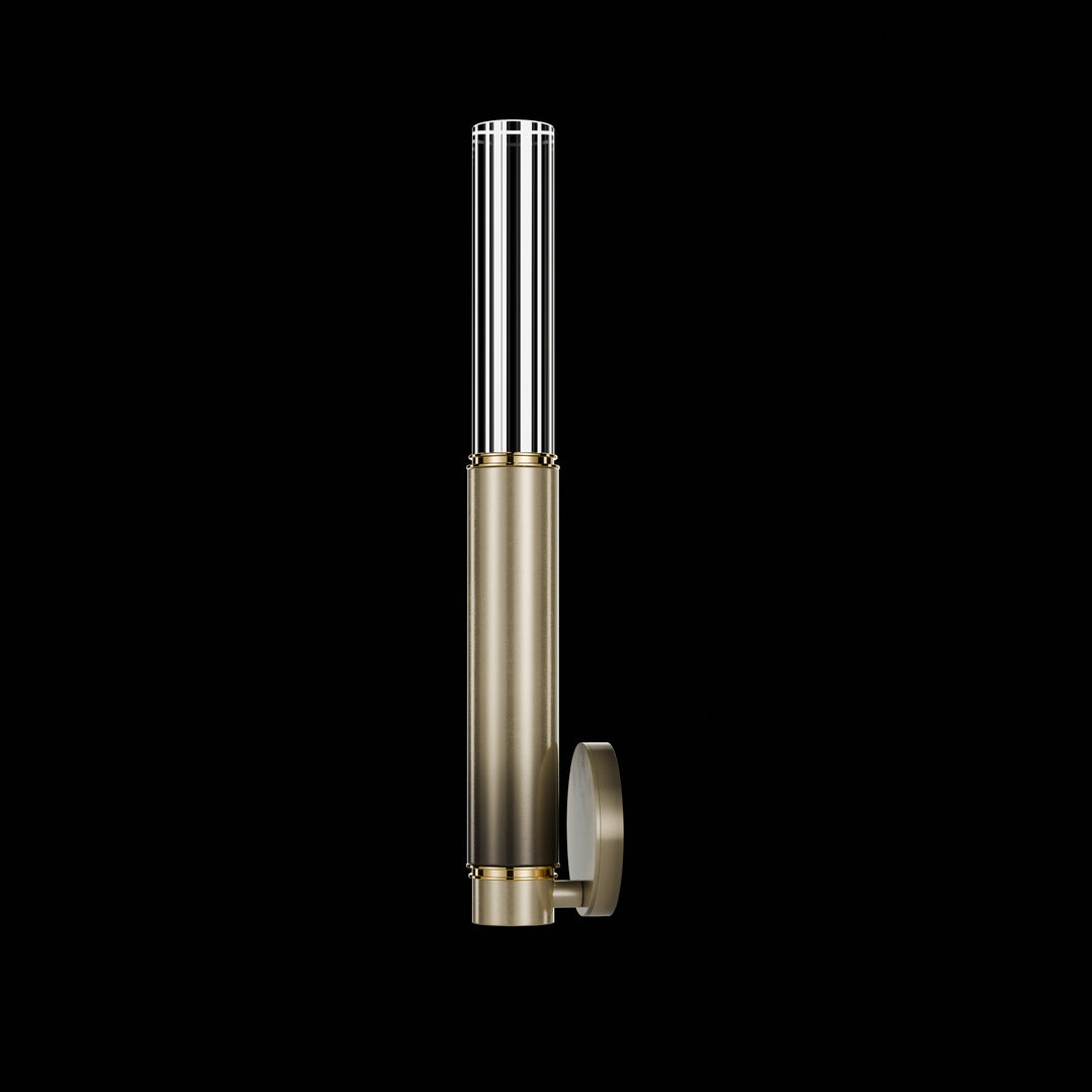 Fine Art Handcrafted Lighting Antonia 21.75"H Sconce in Soft Ombre Bronze, Brass, No Parchment/Same as Finish (100021-610)