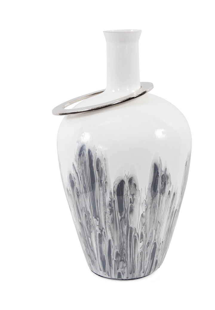 Howard Elliott Albrecht Thin Necked Glass Vase
