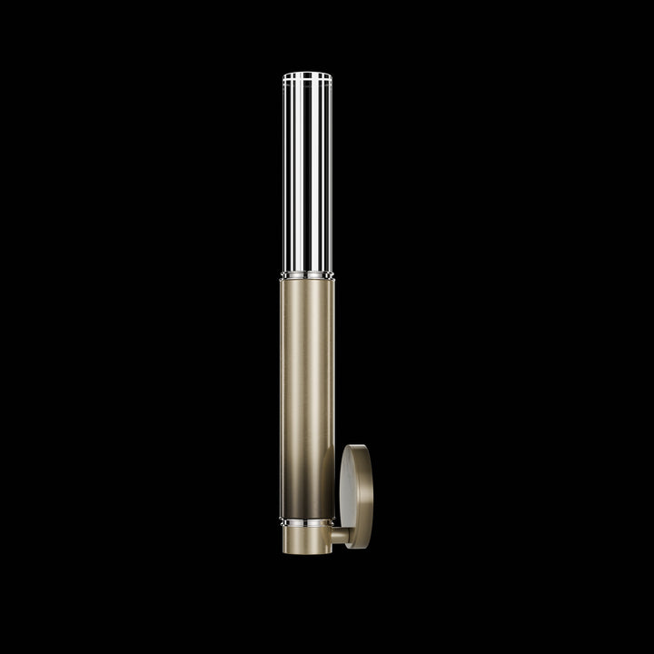 Fine Art Handcrafted Lighting Antonia 21.75"H Sconce in Soft Ombre Bronze, Nickel, No Parchment/Same as Finish (100021-620)