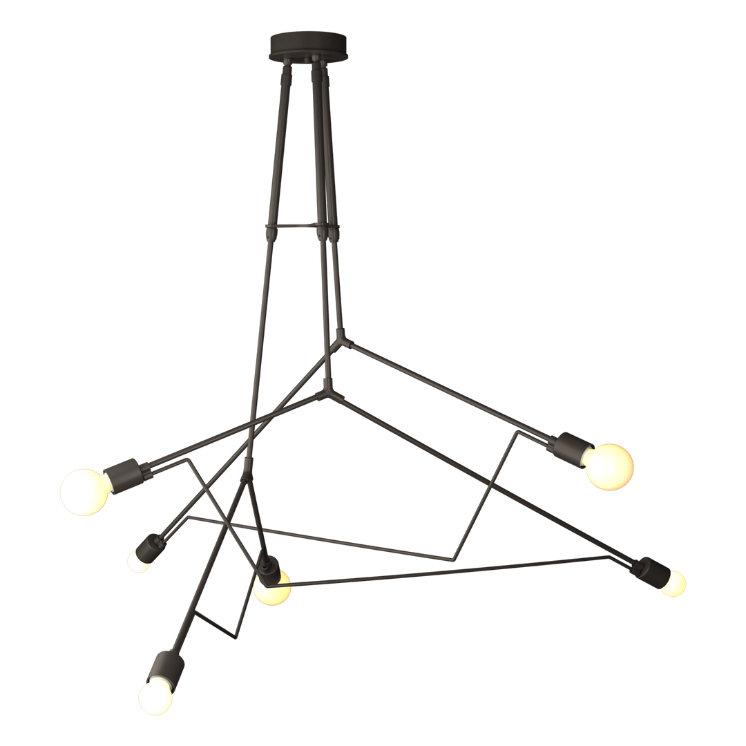 Hubbardton Forge Divergence Outdoor Pendant Outdoor Hanging Lights Hubbardton Forge Coastal Dark Smoke  