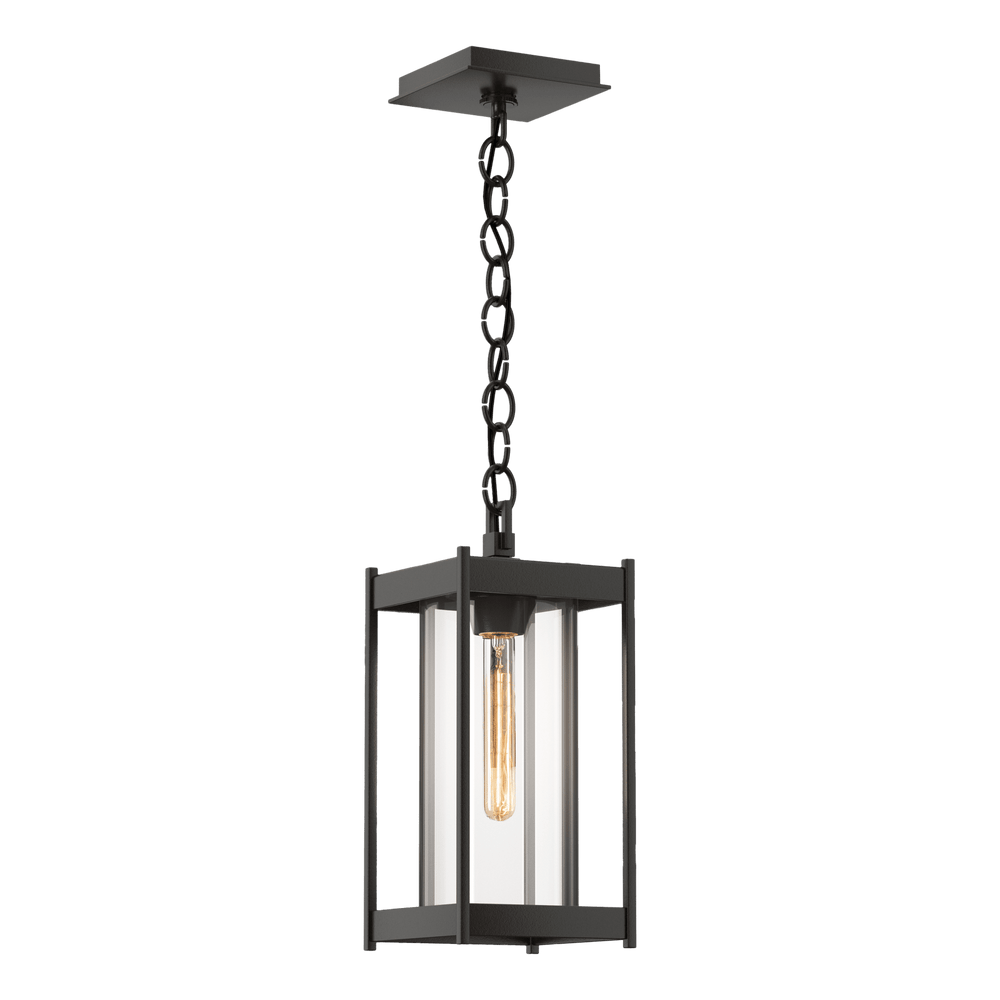 Hubbardton Forge Cela Medium Outdoor Lantern Outdoor Wall Lights Hubbardton Forge Coastal Oil Rubbed Bronze Clear Glass (ZM) 