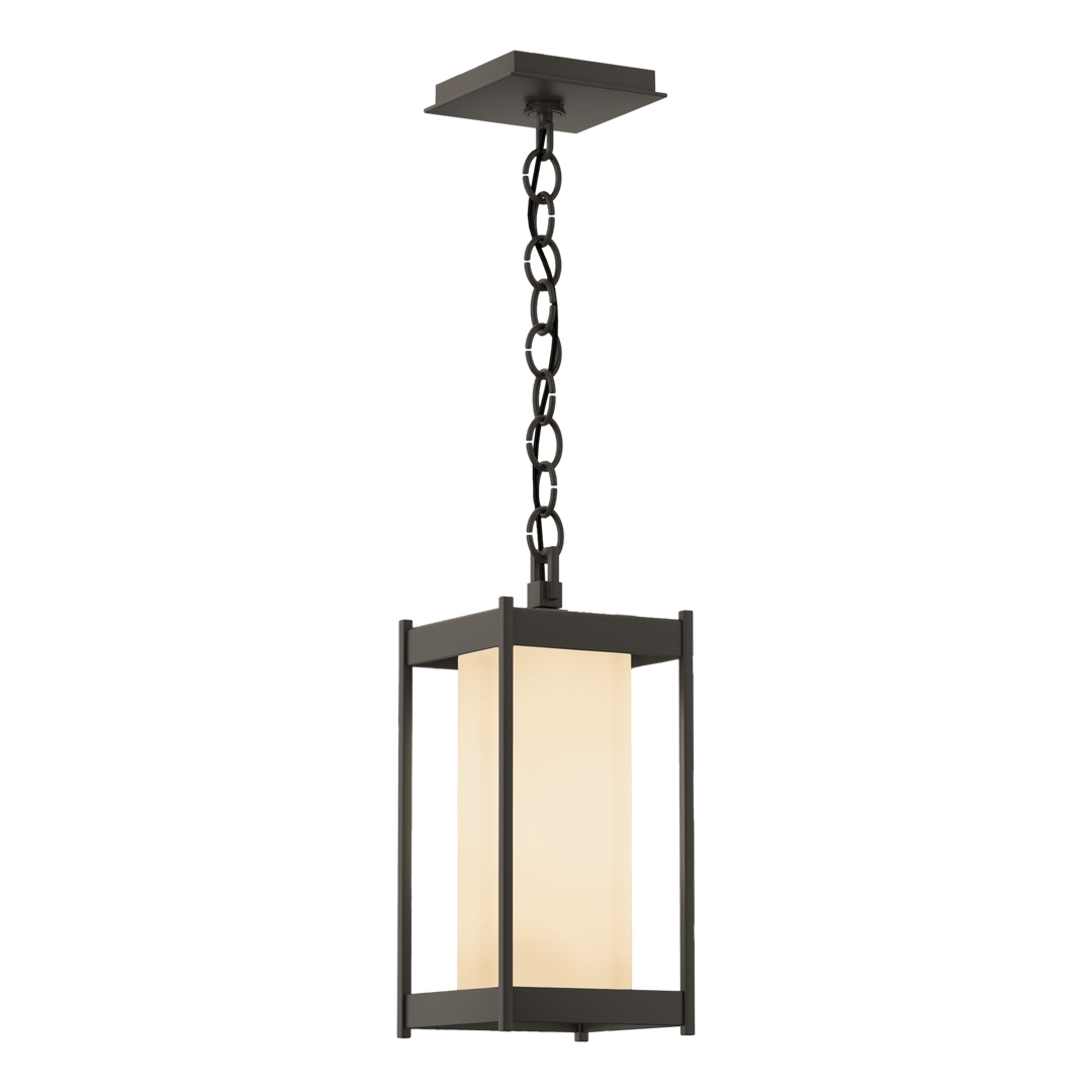 Hubbardton Forge Cela Medium Outdoor Lantern Outdoor Wall Lights Hubbardton Forge Coastal Dark Smoke Opal Glass (GG) 