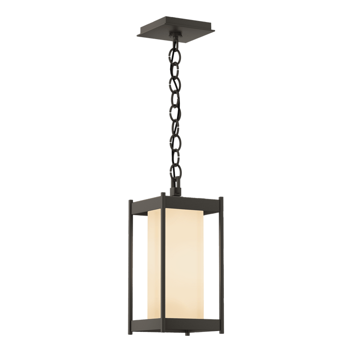 Hubbardton Forge Cela Medium Outdoor Lantern Outdoor Wall Lights Hubbardton Forge Coastal Dark Smoke Opal Glass (GG) 