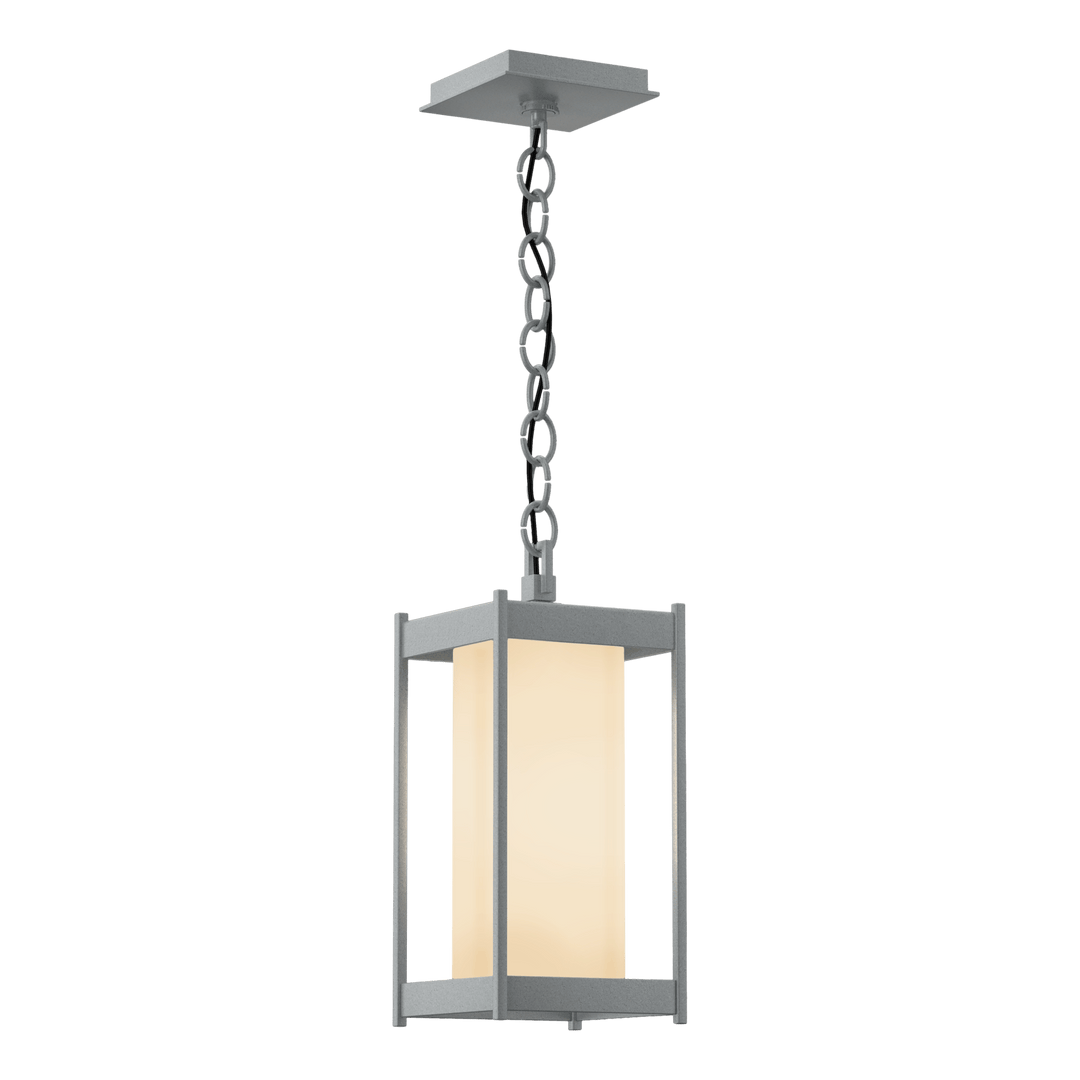 Hubbardton Forge Cela Medium Outdoor Lantern Outdoor Wall Lights Hubbardton Forge Coastal Burnished Steel Opal Glass (GG) 