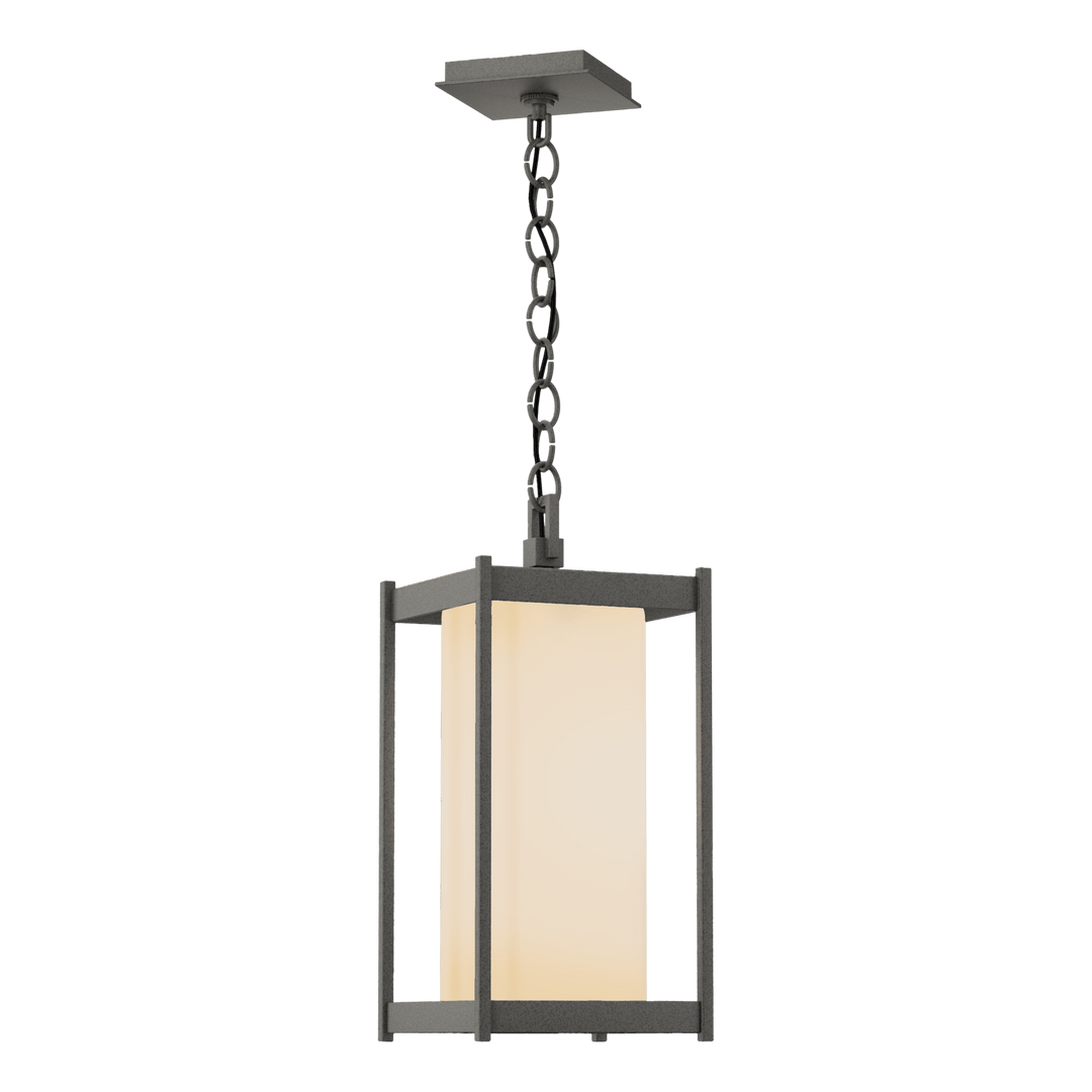 Hubbardton Forge Cela Large Outdoor Lantern Outdoor Wall Lights Hubbardton Forge Coastal Natural Iron Opal Glass (GG) 