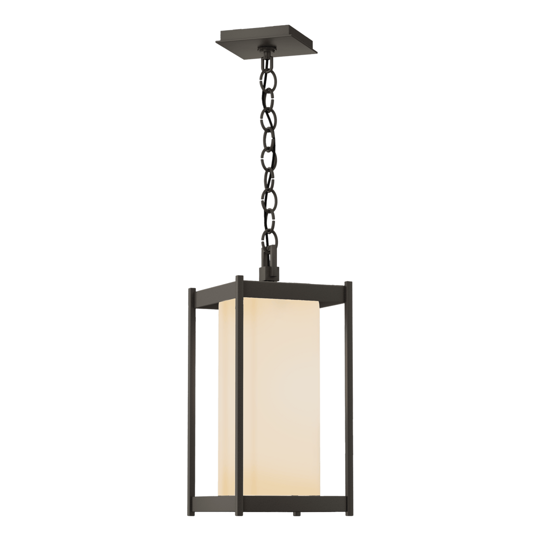 Hubbardton Forge Cela Large Outdoor Lantern Outdoor Wall Lights Hubbardton Forge Coastal Dark Smoke Opal Glass (GG) 