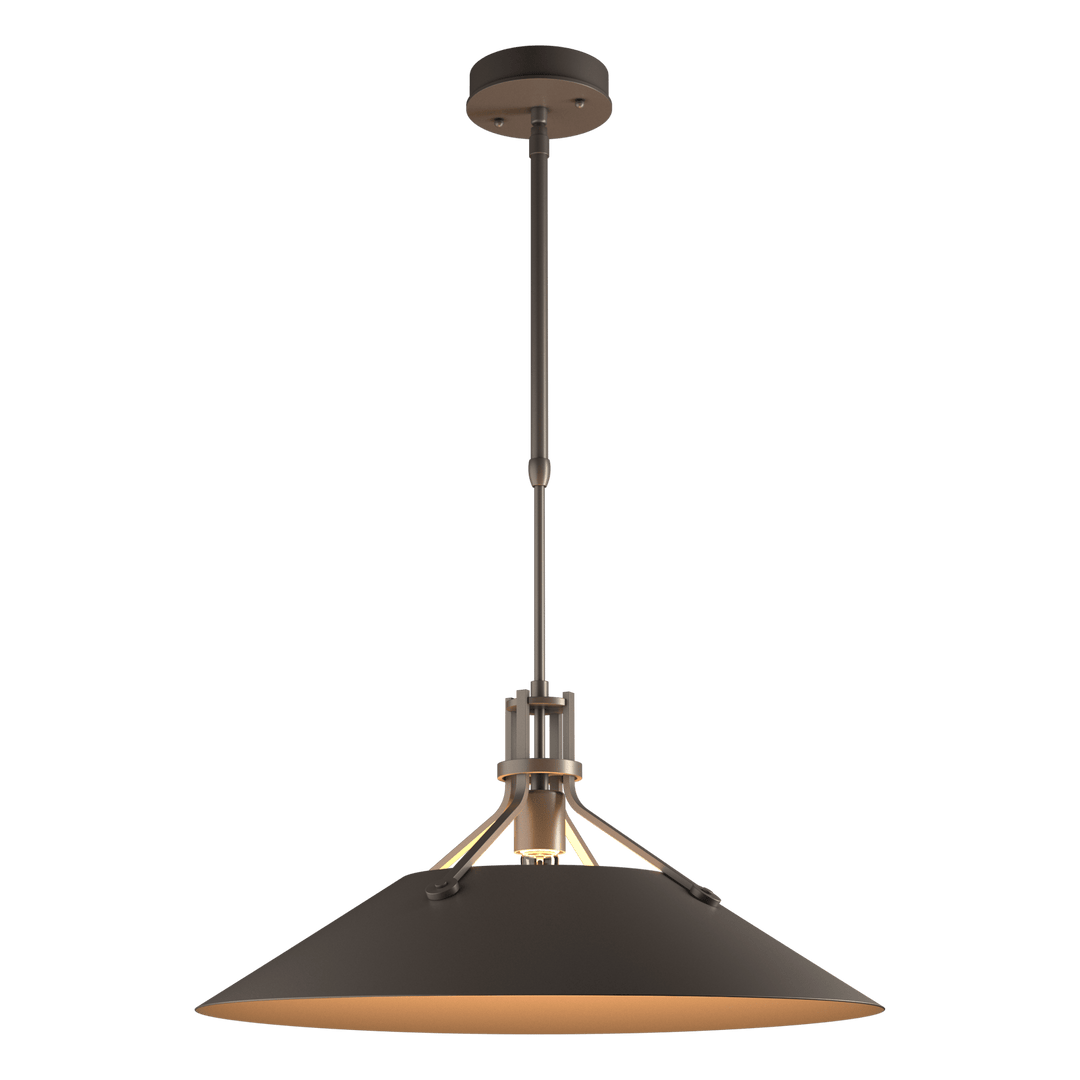 Hubbardton Forge Henry Outdoor Pendant Outdoor Hanging Lights Hubbardton Forge Coastal Dark Smoke  