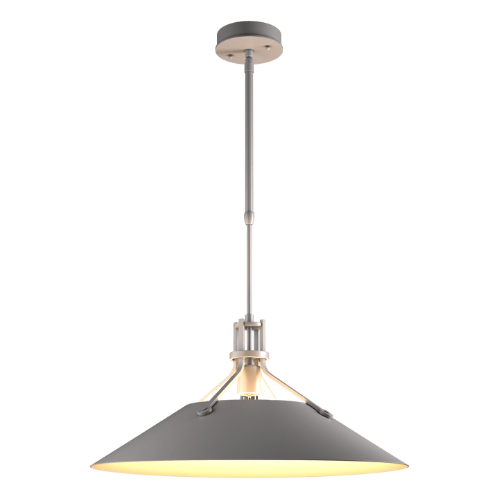 Hubbardton Forge Henry Outdoor Pendant Outdoor Hanging Lights Hubbardton Forge Coastal Burnished Steel  