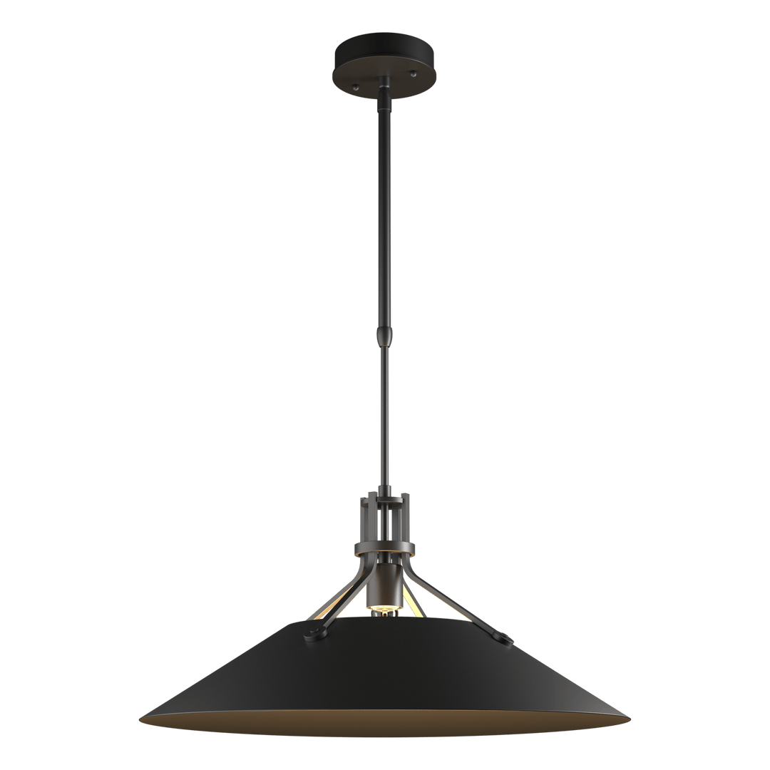 Hubbardton Forge Henry Outdoor Pendant Outdoor Hanging Lights Hubbardton Forge Coastal Black  