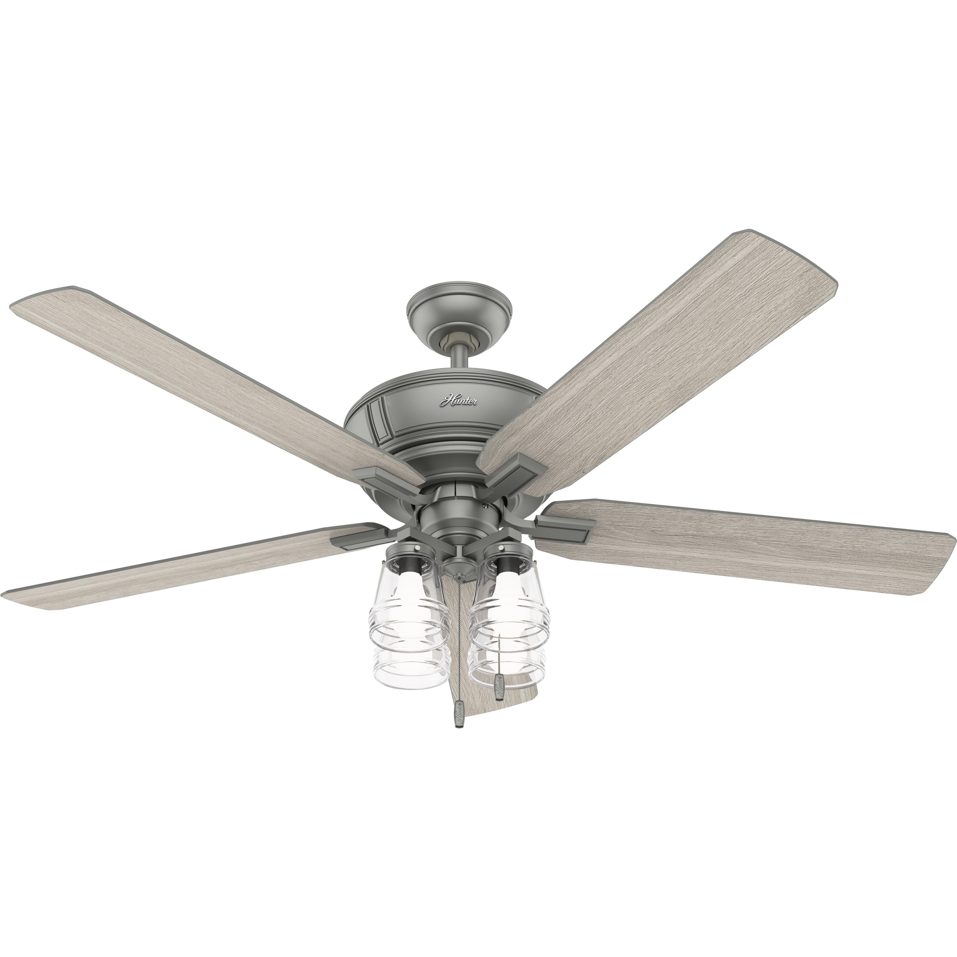 Hunter 60 inch Grantham Ceiling Fan with LED Light Kit and Pull Chain