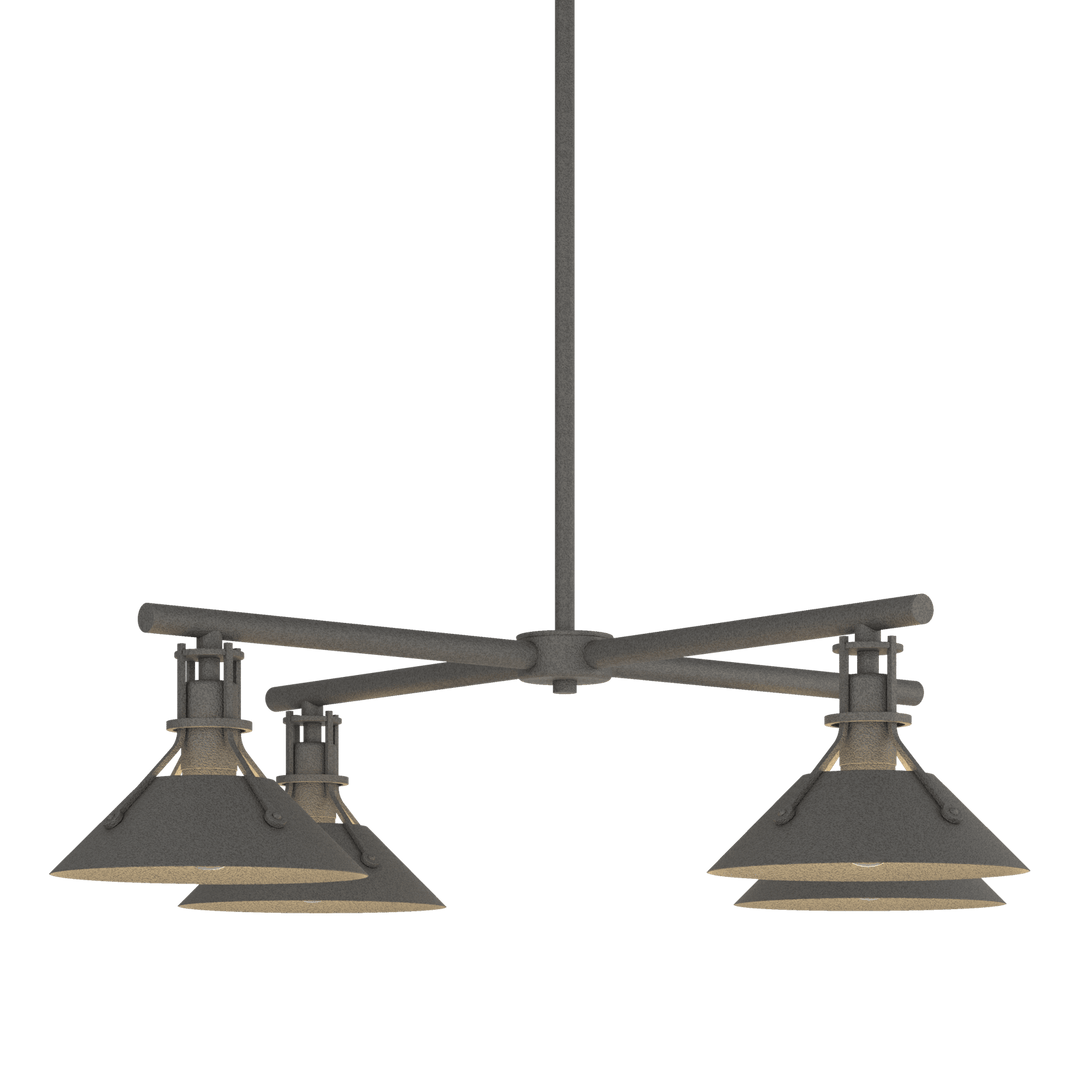 Hubbardton Forge Henry Outdoor 4-Light Pendant Outdoor Hanging Lights Hubbardton Forge   