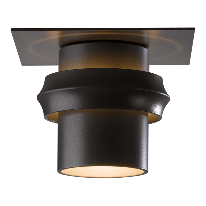 Hubbardton Forge Twilight Dark Sky Friendly Outdoor Semi-Flush Outdoor Wall Lights Hubbardton Forge Coastal Oil Rubbed Bronze