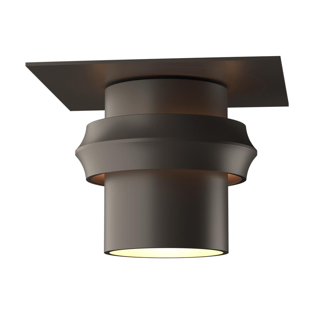 Hubbardton Forge Twilight Dark Sky Friendly Outdoor Semi-Flush Outdoor Wall Lights Hubbardton Forge Coastal Dark Smoke