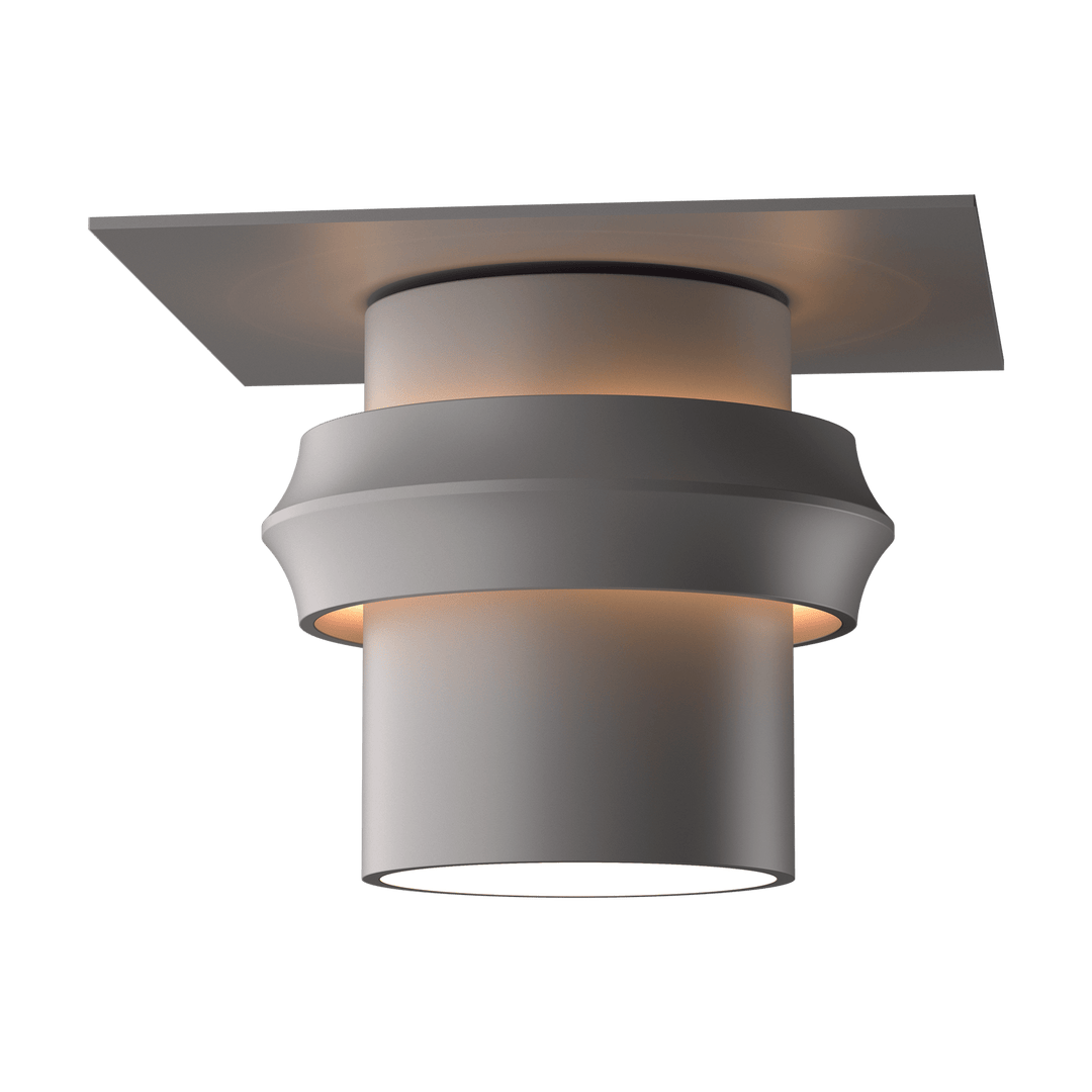 Hubbardton Forge Twilight Dark Sky Friendly Outdoor Semi-Flush Outdoor Wall Lights Hubbardton Forge Coastal Burnished Steel