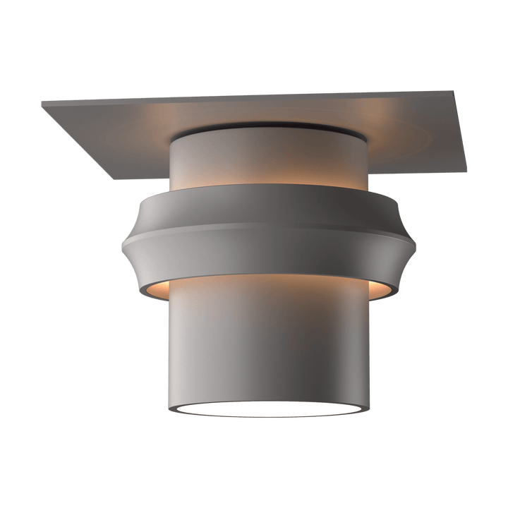 Hubbardton Forge Twilight Dark Sky Friendly Outdoor Semi-Flush Outdoor Wall Lights Hubbardton Forge Coastal Burnished Steel