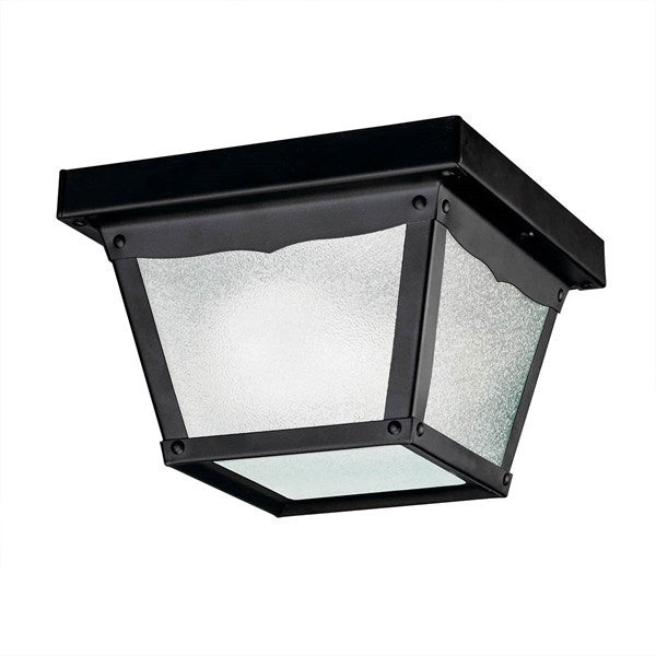 Kichler Outdoor Miscellaneous  Outdoor Flush & Semi Flush Mt Outdoor Wall Lights Kichler Black 7.5x5.25 