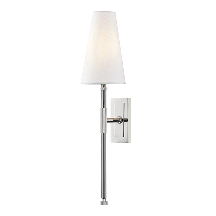 Hudson Valley Lighting Bowery Wall Sconce Wall Sconces Hudson Valley Lighting Polished Nickel  