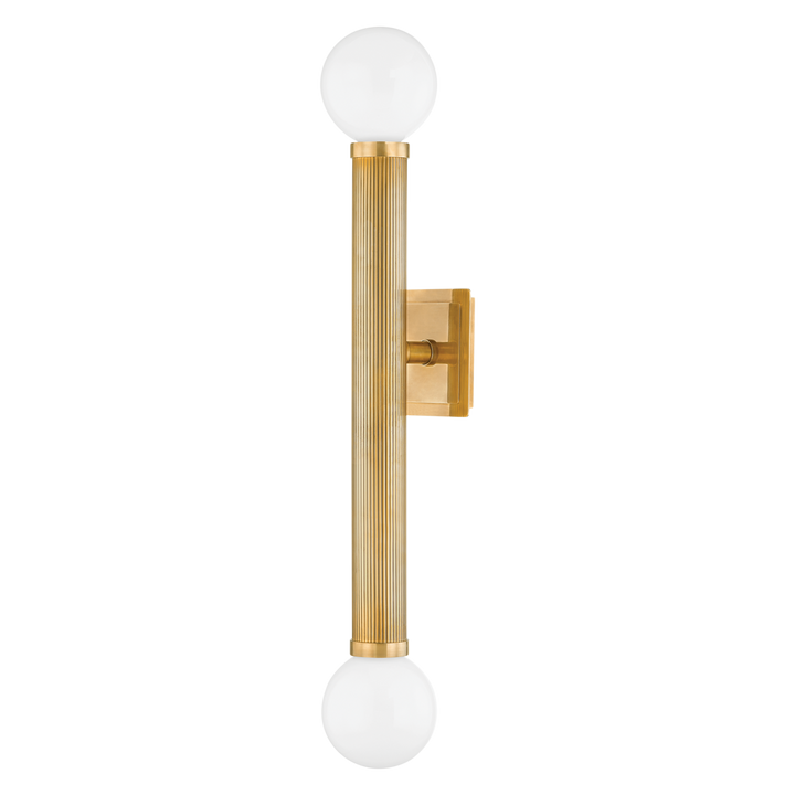 Corbett Lighting PIENZA Wall Sconce Wall Sconces Corbett Vintage Brass 5.5x31.25 