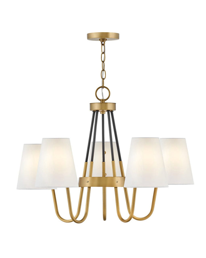 Hinkley Aston Chandelier Chandeliers Hinkley Heritage Brass 28.25x28.25x20.5