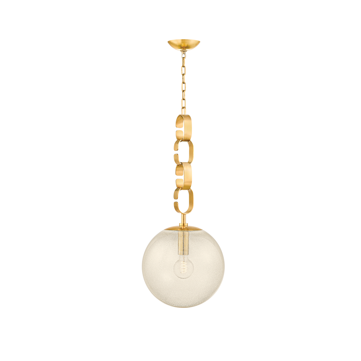 Corbett Lighting NESSA Pendant Pendant Corbett Vintage Brass 13x30 