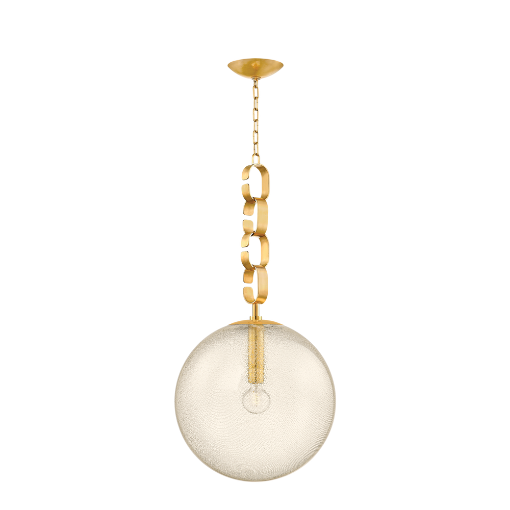 Corbett Lighting NESSA Pendant Pendants Corbett Vintage Brass 17.75x34.75 