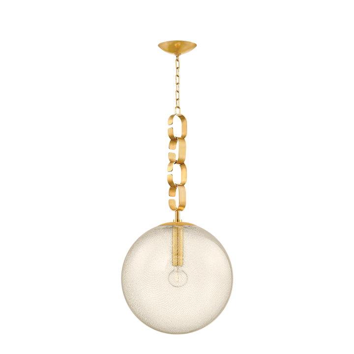 Corbett Lighting NESSA Pendant Pendants Corbett Vintage Brass 17.75x34.75