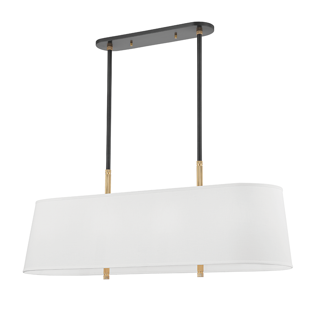 Hudson Valley Lighting Bowery Linear Chandeliers Hudson Valley Lighting Aged Old Bronze  