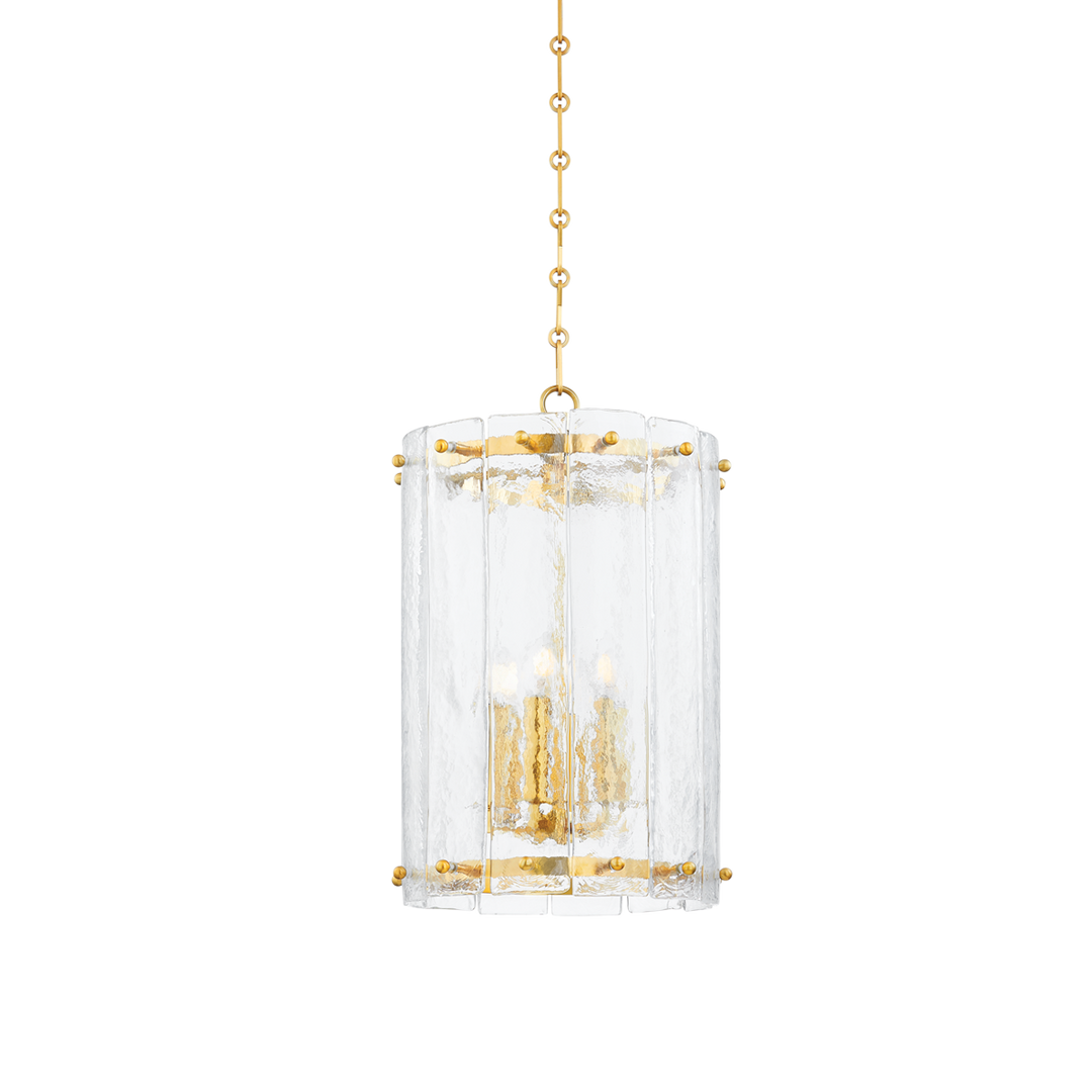 Corbett Lighting RIO Lantern Pendants Corbett VINTAGE POLISHED BRASS 14.75x23.25 