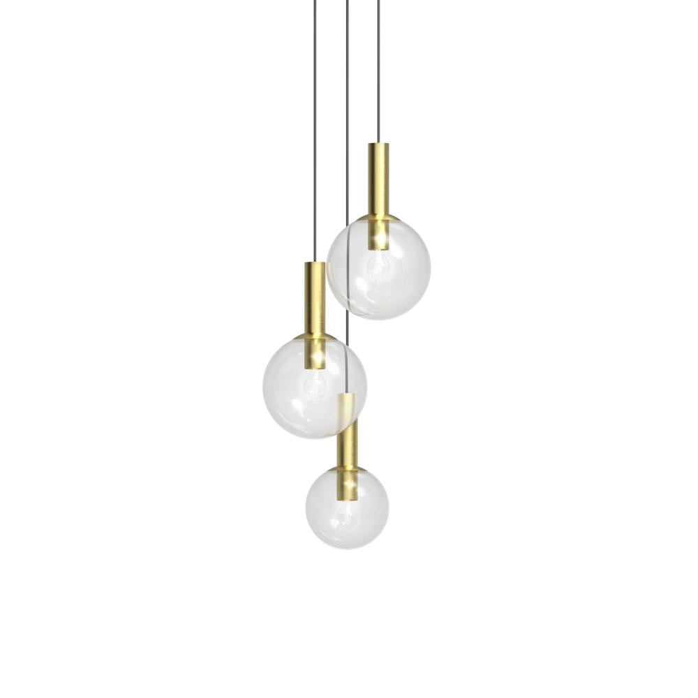 Sonneman Bubbles 3-Light Pendant Pendants Sonneman   