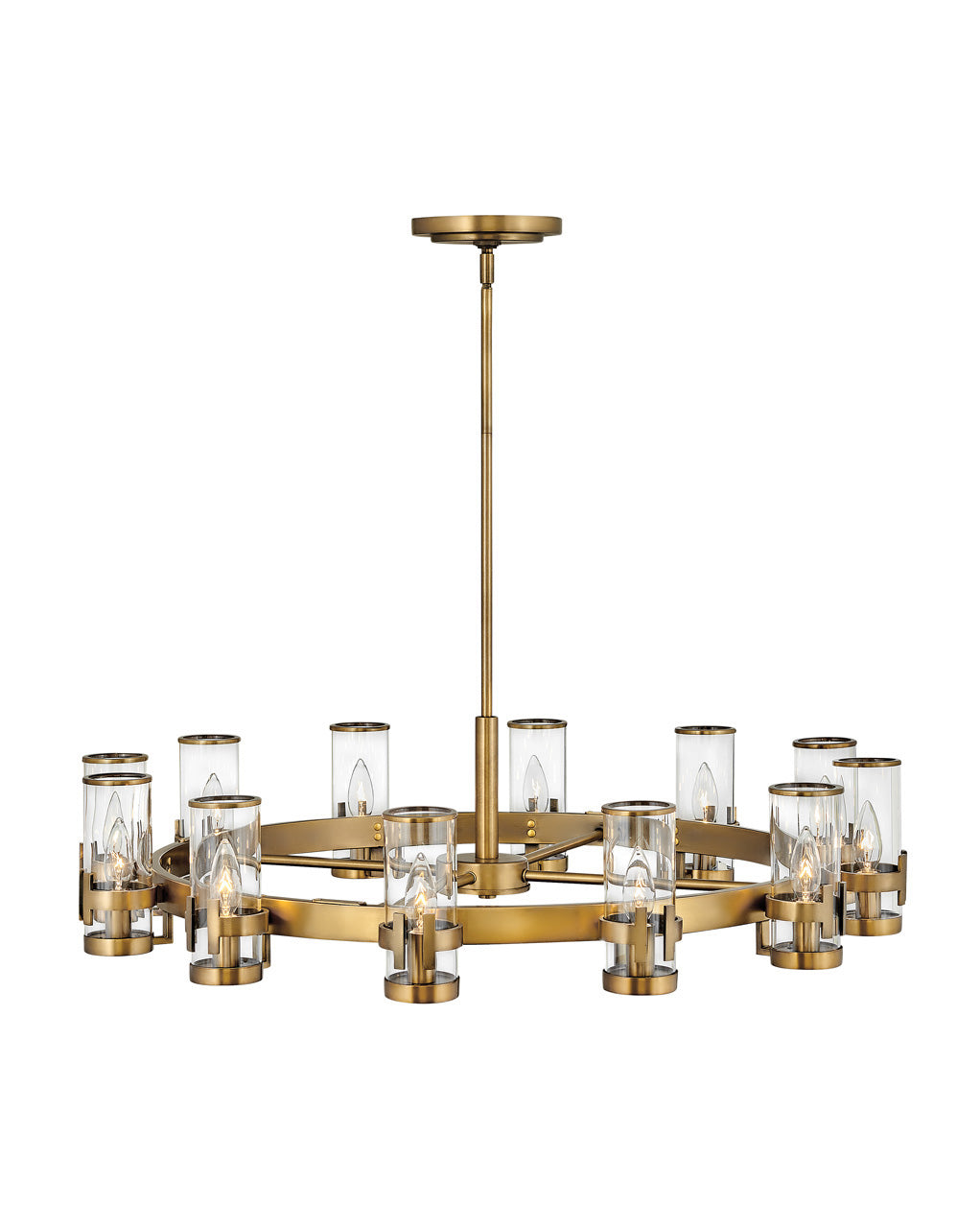 Hinkley Reeve Chandelier Chandeliers Hinkley Heritage Brass 35.75x35.75x9.0