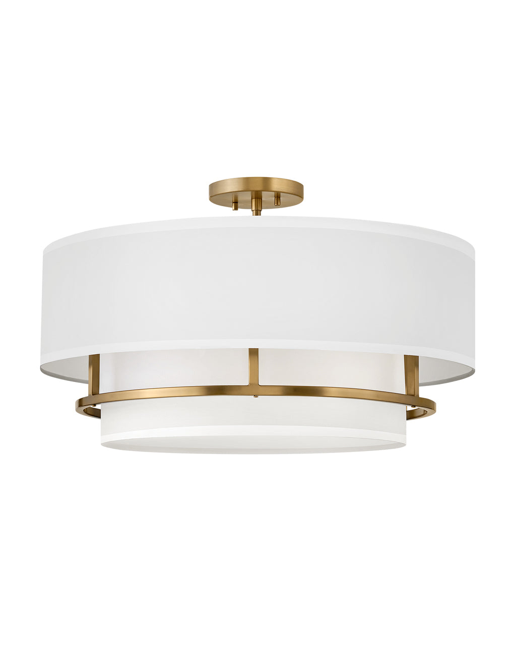 Hinkley Graham Semi-Flush Mount Ceiling Semi Flush Mounts Hinkley Lacquered Brass 23.0x23.0x13.75 