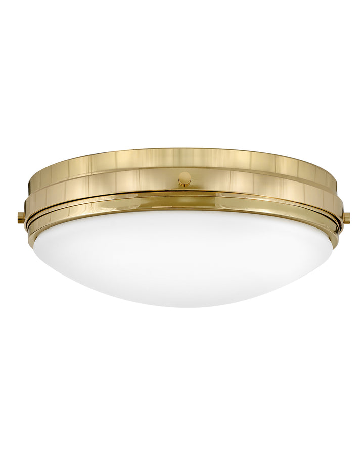 Hinkley Oliver Flush Mount Ceiling Flush Mounts Hinkley Bright Brass 15.75x15.75x5.5 