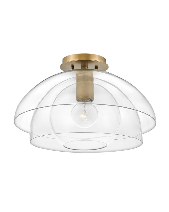 Hinkley Lotus Semi-Flush Mount Ceiling Semi Flush Mounts Hinkley Heritage Brass 16.0x16.0x10.5 