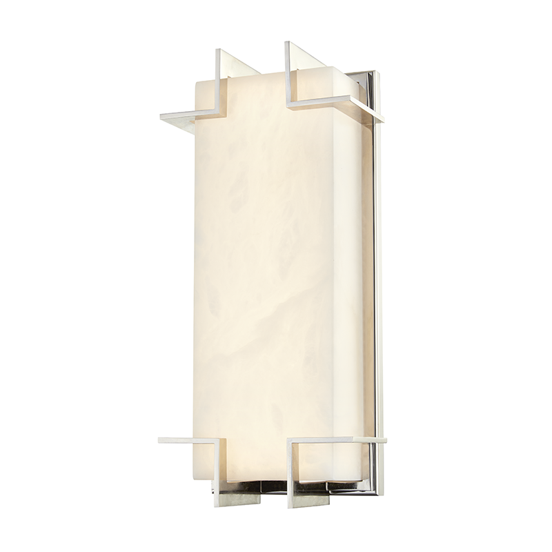 Hudson Valley Lighting Delmar Wall Sconce Wall Sconces Hudson Valley Lighting Polished Nickel  