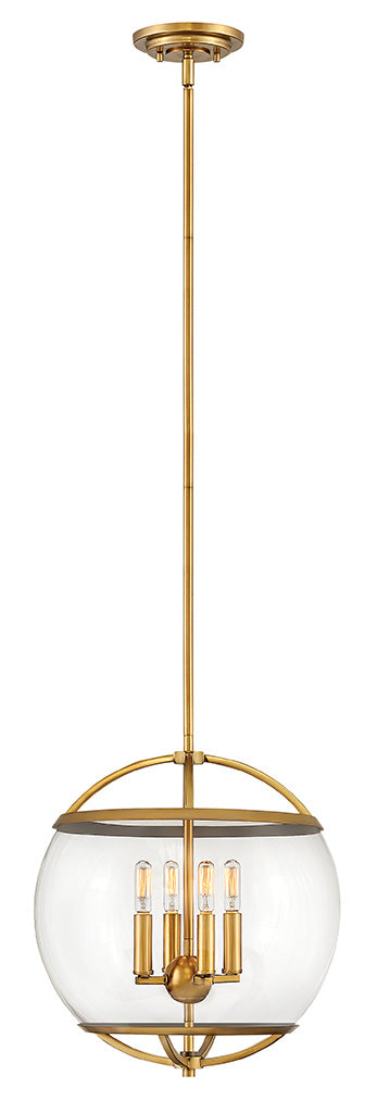 Hinkley Calvin Pendant Pendant Hinkley Heritage Brass 15.0x15.0x16.25 