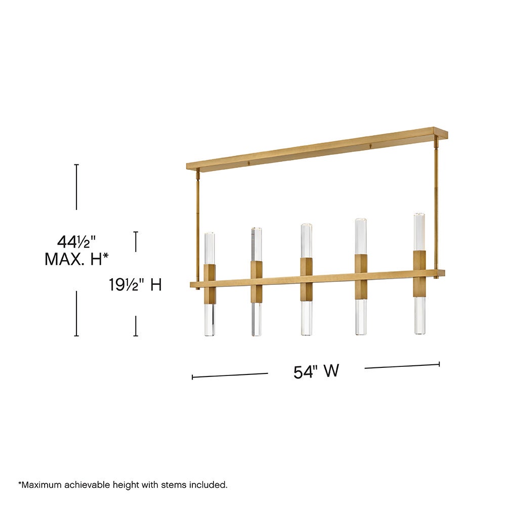 Fredrick Ramond Cecily Linear Chandelier