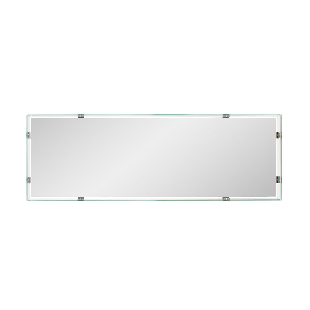 Howard Elliott Vivaldo Floating Dressing Mirror with Glass Box Frame