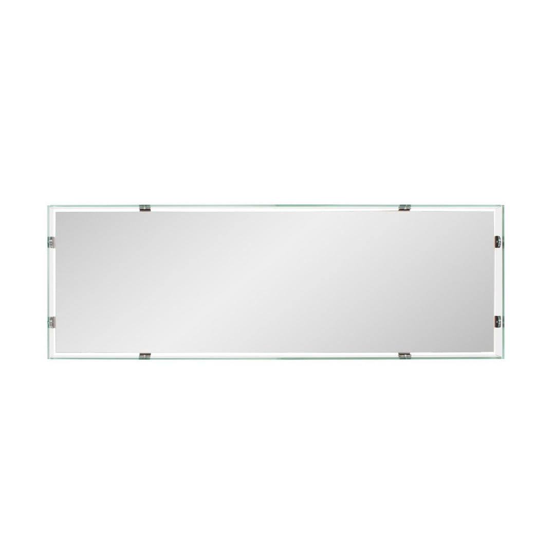 Howard Elliott Vivaldo Floating Dressing Mirror with Glass Box Frame